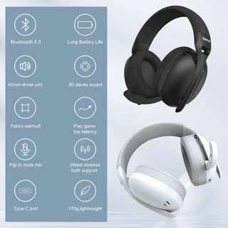 Inplay Headset Headphones HT220 Light Weight Stereo HD Sound Wireless ...