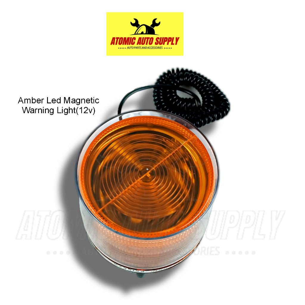LED MAGNETIC WARNING LIGHT (AMBER) USE FOR FORKLIFT, CAR,TRUCKS AND ...