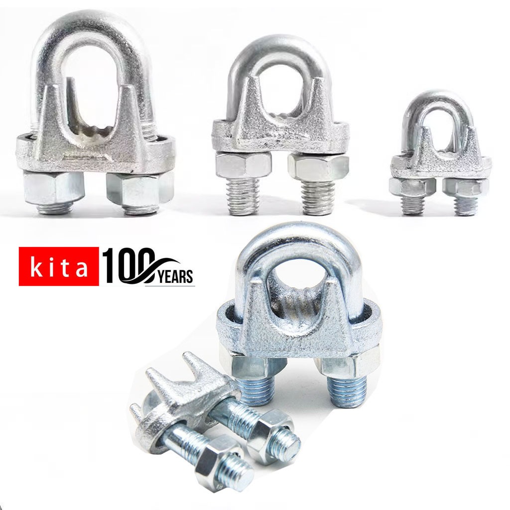 ~~5pcs/set Shape Wire M3/M5/M6/M8/M10 ~~Rope Clips Cable Wire Rope Clip ...