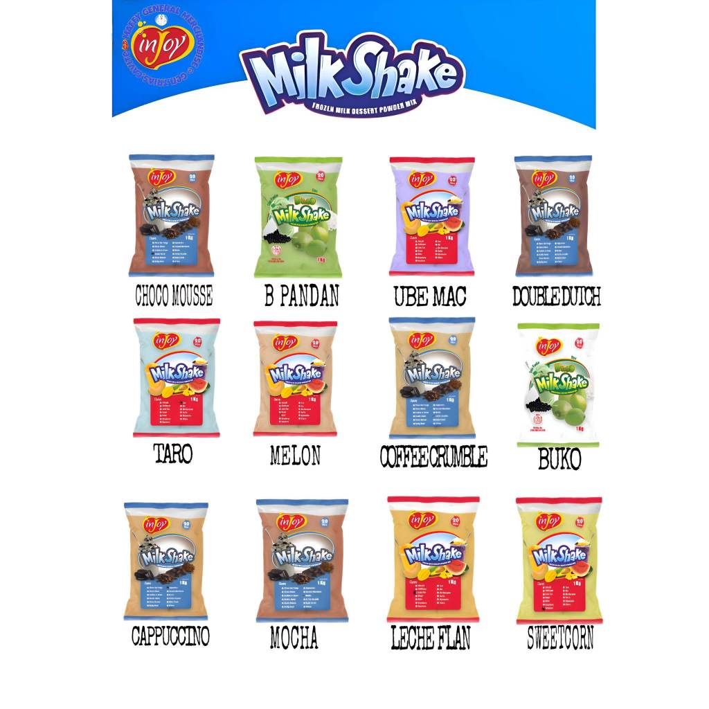 injoy choco kisses Milk shake/instant Powder milk drink 1kg | Shopee ...