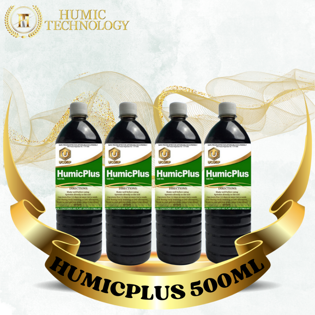BUY 4 BOTTLES (500ML) HUMICPLUS for all kinds of plants | Shopee ...