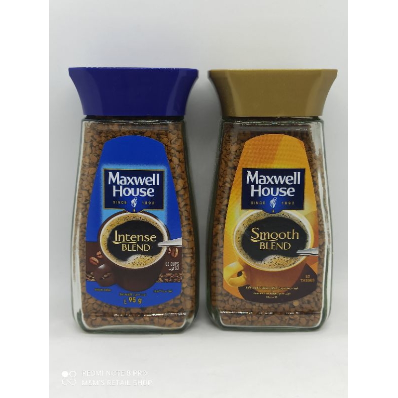 MAXWELL HOUSE 95g Intense Blend & Smooth Blend Instant Coffee🇦🇪 ...