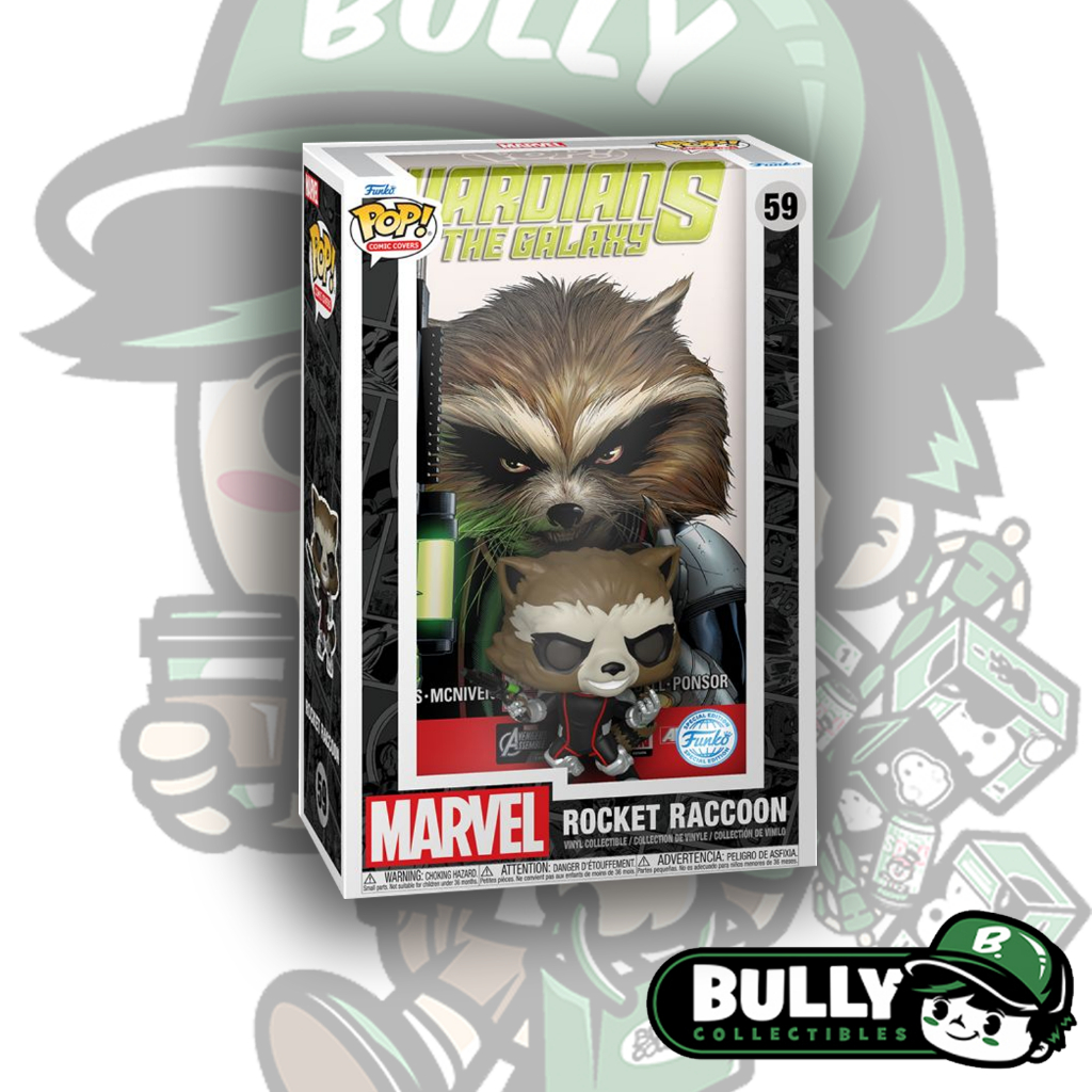Funko POP! Comic Cover: Guardians of the Galaxy - Rocket Raccoon (FSE ...