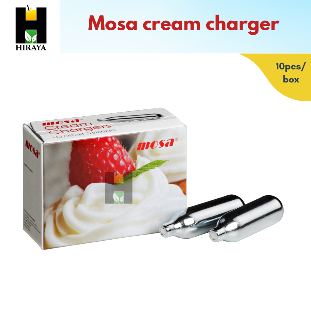 Mosa Cream Charger / HO Cream Charger [10 Charges/ Box] for Whip Cream ...