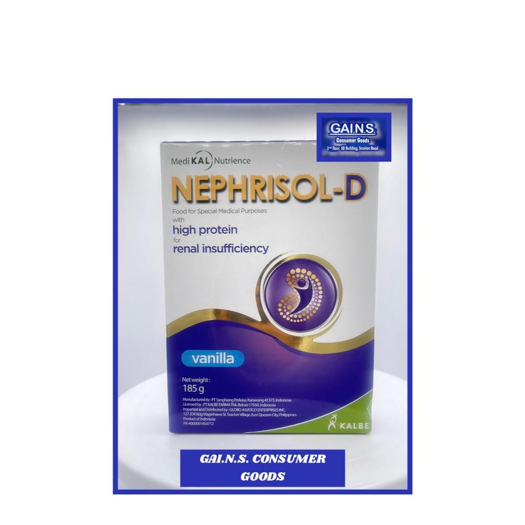 NEPHRISOL-D with high protein 185gm Vanila flavor expiry 2025 | Shopee ...