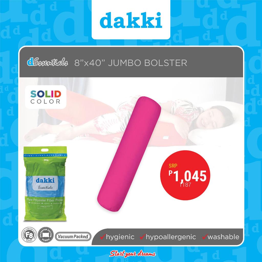 LIVE EXCLUSIVE Dakki Essentials 8 Inch X 40 Colored Jumbo Bolster Shopee Philippines