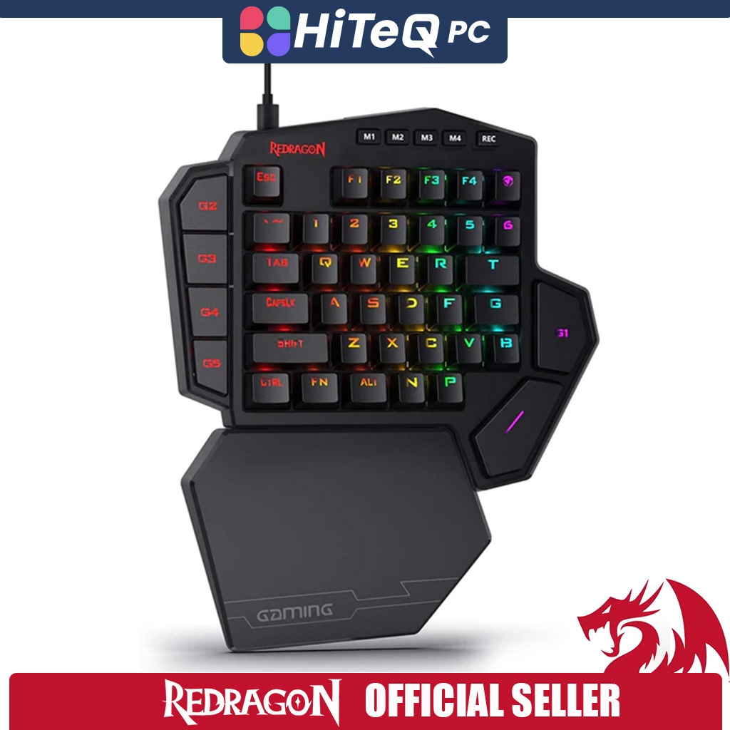 HiteqPC | Redragon K585 DITI One-Handed RGB Mechanical Gaming Keyboard ...