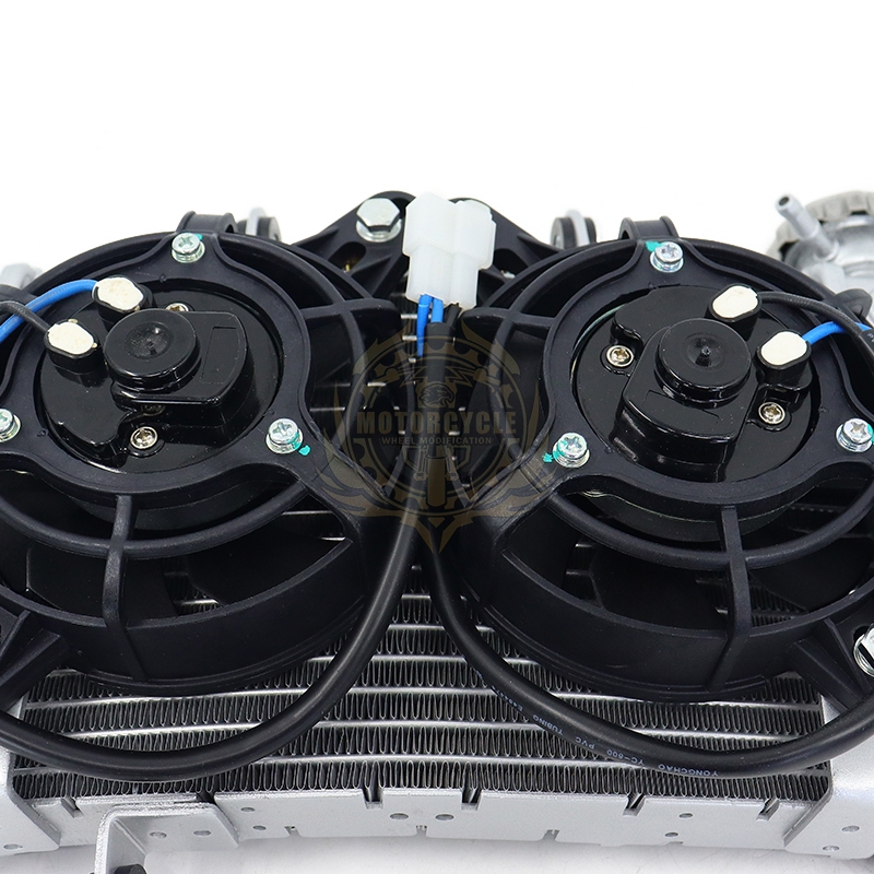 ATAKA Double Fan Radiator Cooling Water Tank Assy Sniper155 Motorcycle ...