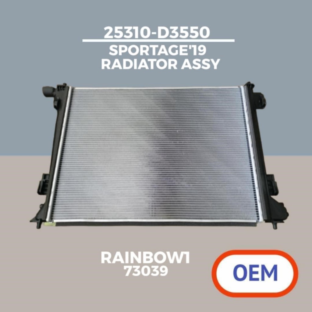 RADIATOR ASSY FOR KIA SPORTAGE'19 (OEM) PART#:25310-D3550: 25310D3550 ...