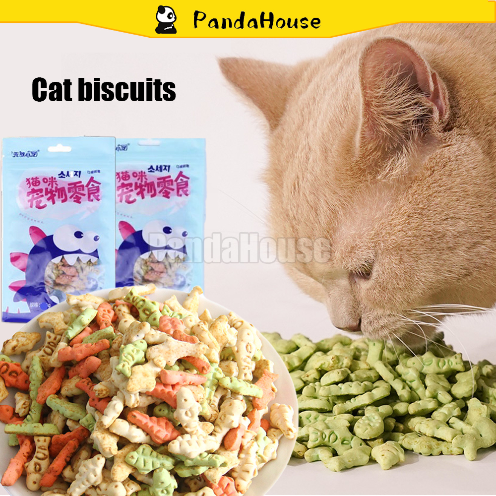 Cat Biscuit Cat Cookies Chicken+Fish+Mint Flavor 80Grams