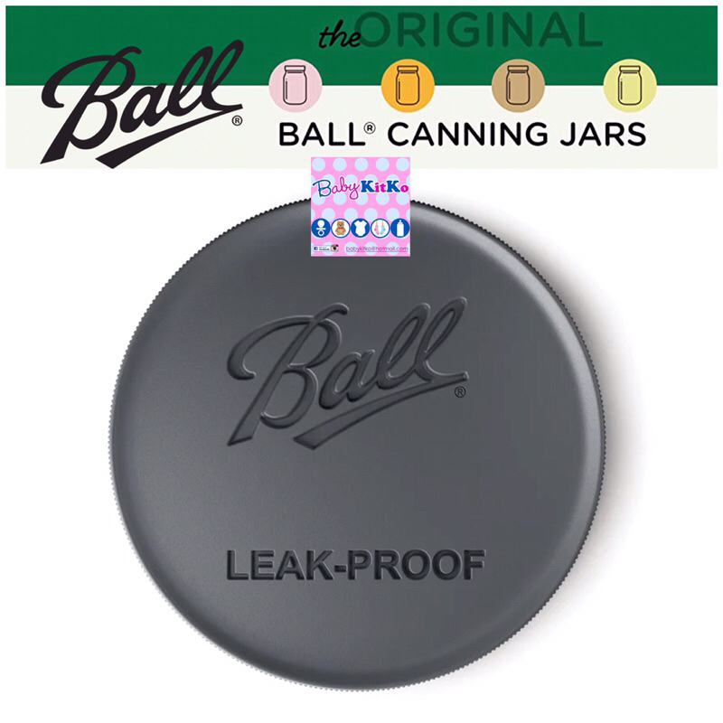 Ball Reusable Mason Jar Lid Plastic Leak Proof and Freezer Safe