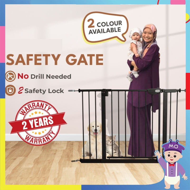【Free Shipping】Auto Close Baby/Dog/Cat Safety Gate Baby Safe Gate Child
