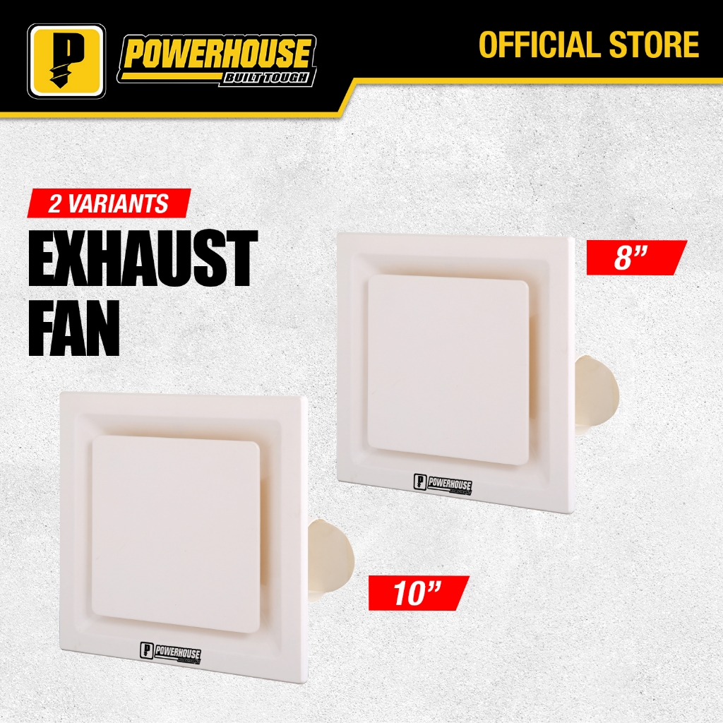 POWERHOUSE Electric Exhaust Fan Ceiling Mounted Vortex Series 8
