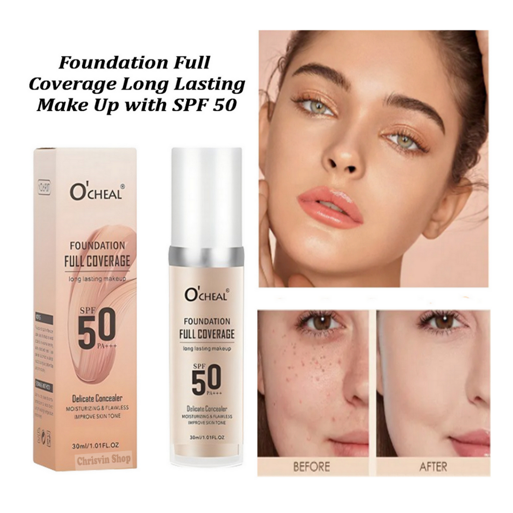 O'CHEAL Foundation Stick – Deckender Concealer Für Helle Haut, Mattierend & Feuchtigkeitsspendend