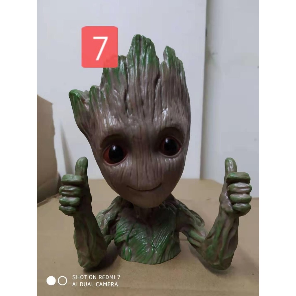 FIGURE G.O.T.G HALF GROOT FLOWER POT TABLE ORGANIZER (GOOD QUALITY ...