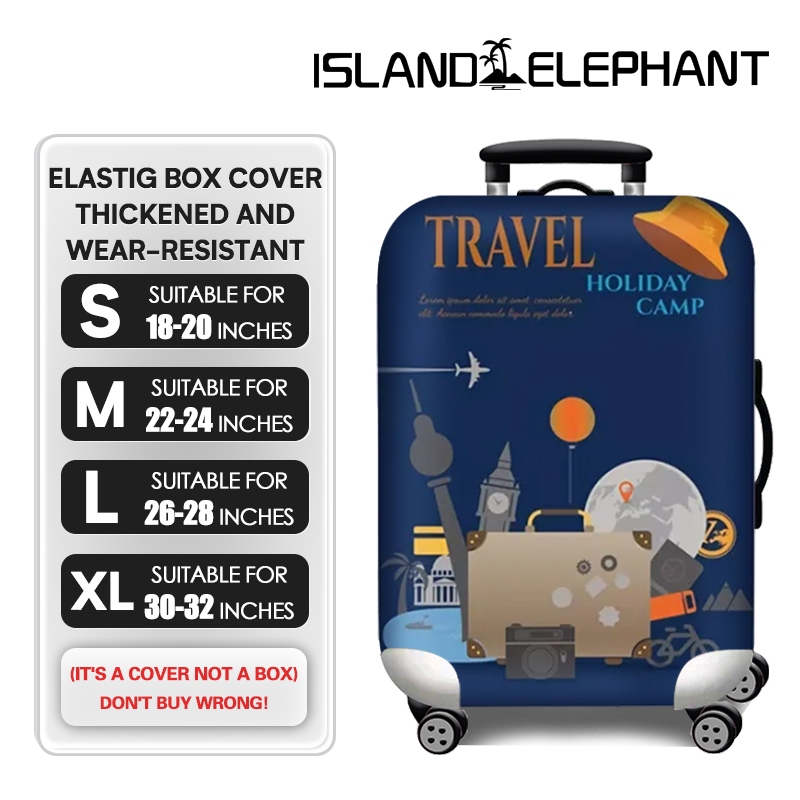 Paisleys Elephant Print Luggage Cover Protector