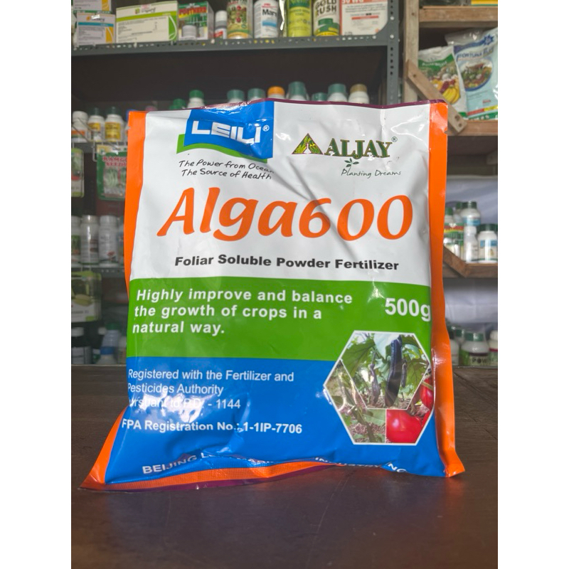 ALGA 600 Inorganic Foliar Fertilizer 500grams by Aljay ~ Seaweed ...