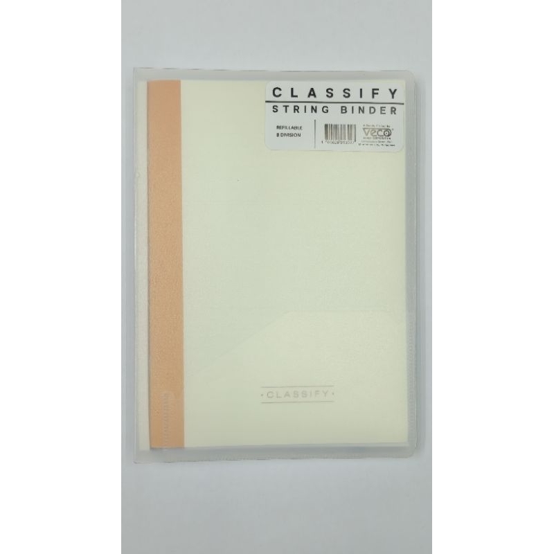 Veco Classify Pastel String Binder 8 Divisions w/ Elastic | Shopee ...