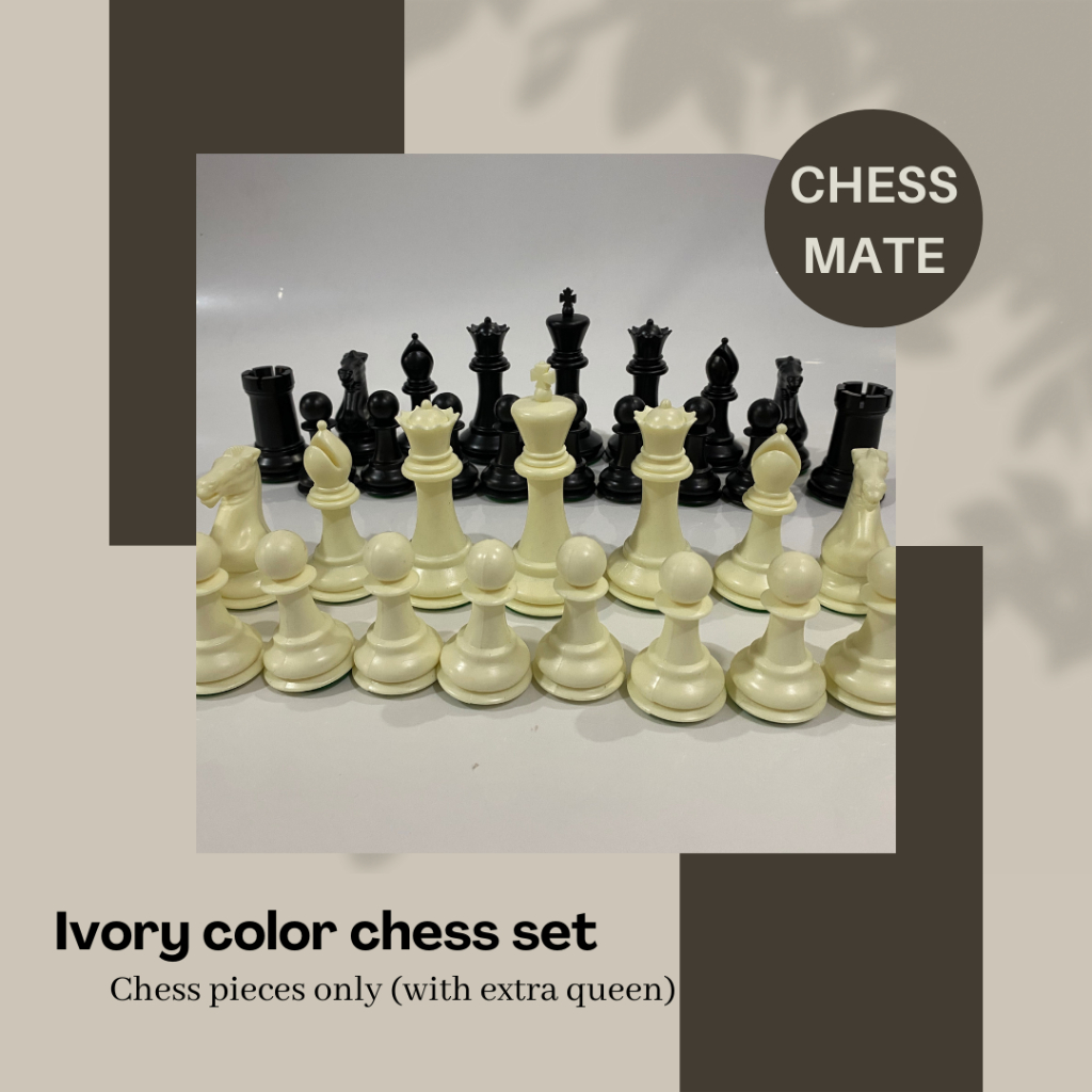 Chessmate ® • Staunton Premium Triple weighted chess set (pieces only