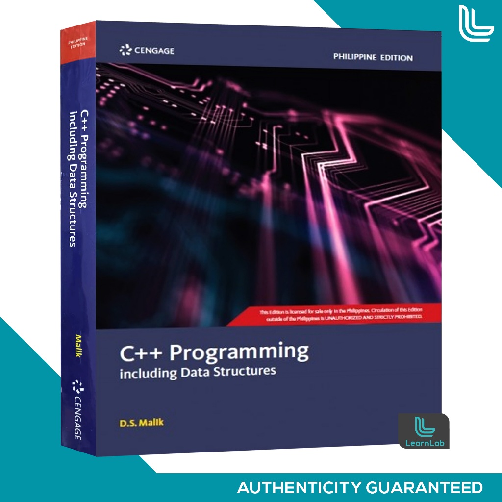 C++ PROGRAMMING including DATA STRUCTURE - D.S. Malik | Shopee Philippines
