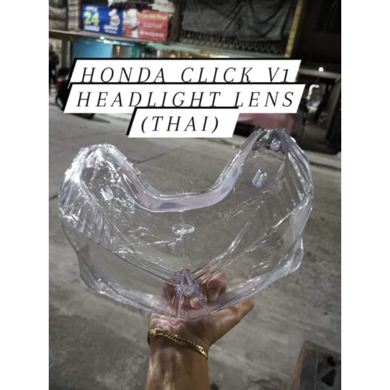 HEADLIGHT LENS FOR HONDA CLICK V1 (Thailand made) | Shopee Philippines