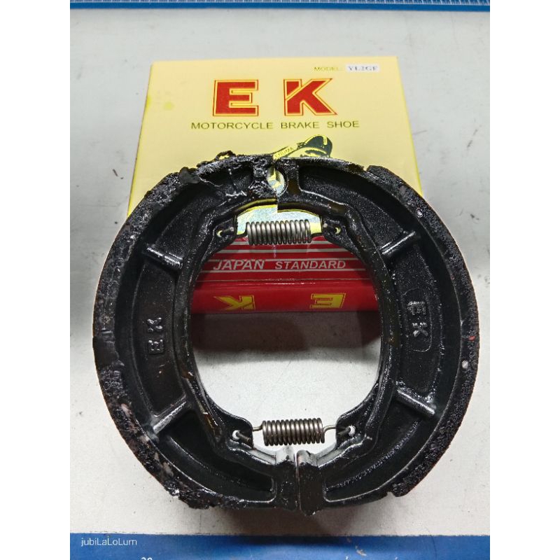 Brake Shoe EK Rubberized Yamaha RS100 YL2DX STX125 RXT135 YBR125 RS110 ...