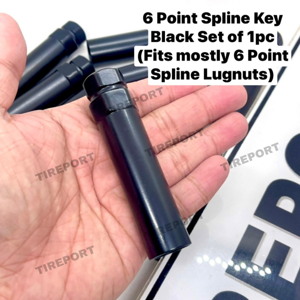 Fuji H/T Lugnuts/ Wheel nuts Spline Key 6 Point Black | Shopee Philippines