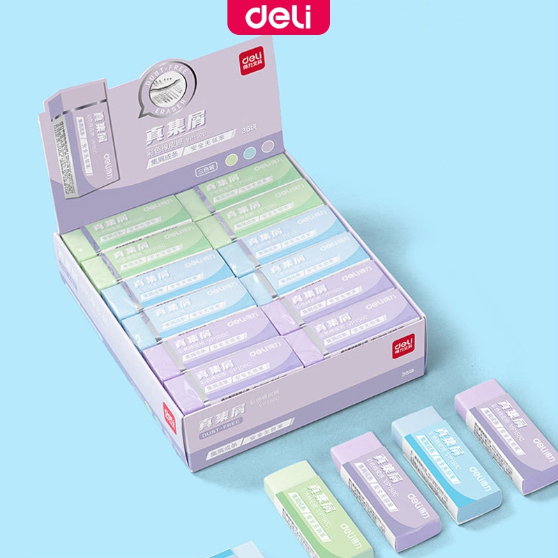 Deli 1pc Color True Chip Eraser VP149C VP150C | Shopee Philippines