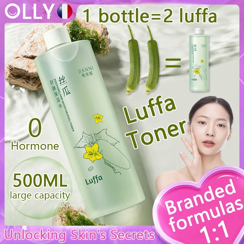 Luffa Moisturizer Toner 500ml Large Capacity Hydrating Lotion Plant ...