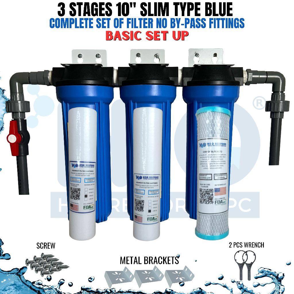 Water Filtration System 3 Stages 10