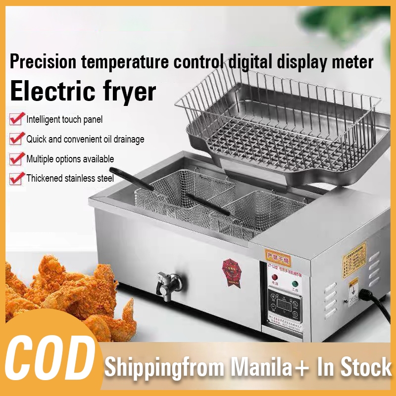 Commercial Small Electric Deep Fryer French Fries Oven Multifunction