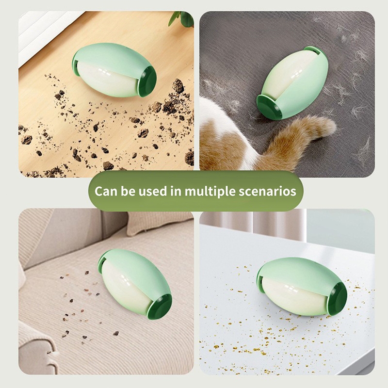 Washable Roller Cleaner Lint Sticky Picker Pet Hair Fluff Remover Brush ...