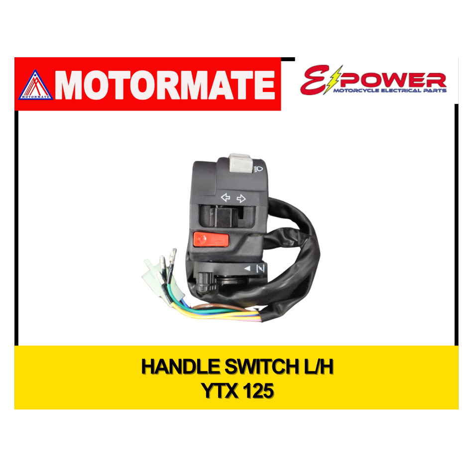E-POWER Handle Switch YTX/VEGA115/XRM(NEW)/RAIDER150/RAIDERJ/TMX125 ...