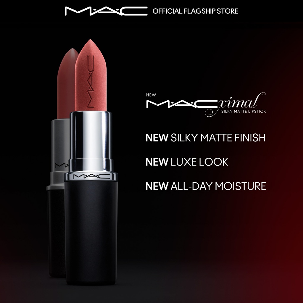 MAC MACXIMAL Silky Matte Lipstick Iconic Matte Lipstick With 12 Hours Comfortable Wear