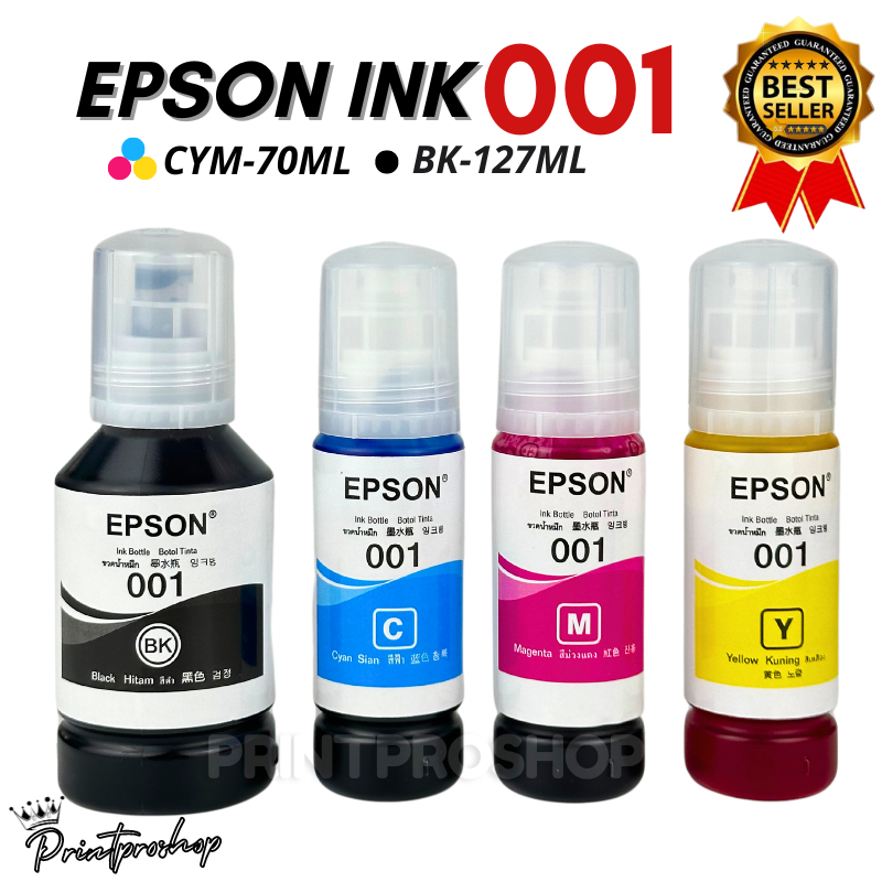 001 Epson ink for L4150 L4160 L4260 L6160 L6260 L6290 L14150 | Shopee ...