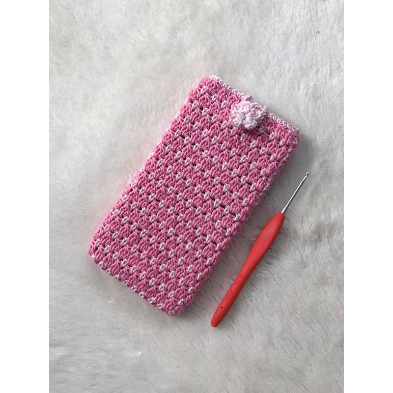 Phone Holder Crochet Mobile Phone Cover Crochet Phone Pouch