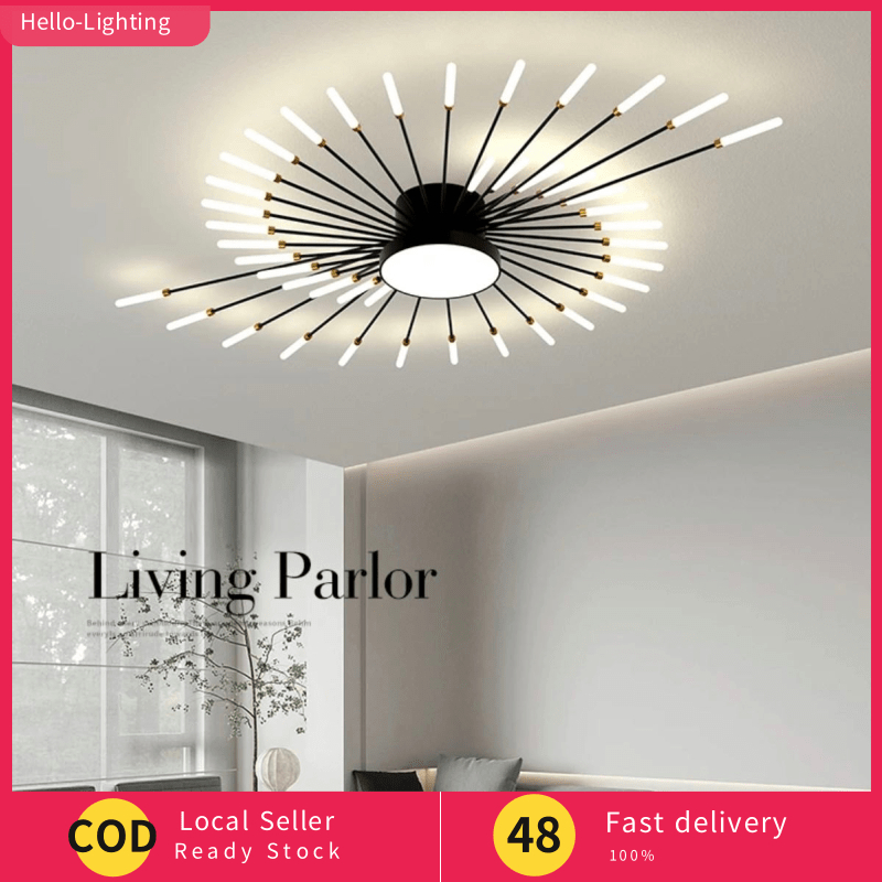 Modern Chandelier Ceiling Light Bedroom Center Lights for Living Room ...