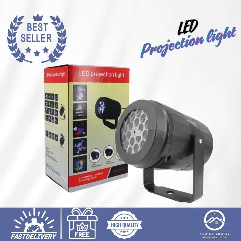 16 Patterns Christmas LED Projector Lights / Snowflake LED Light Moving ...