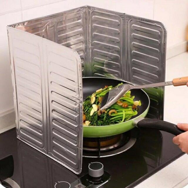 Cooking Frying Oil Splash Screen Cover Anti Splatter Shield Kitchen ...