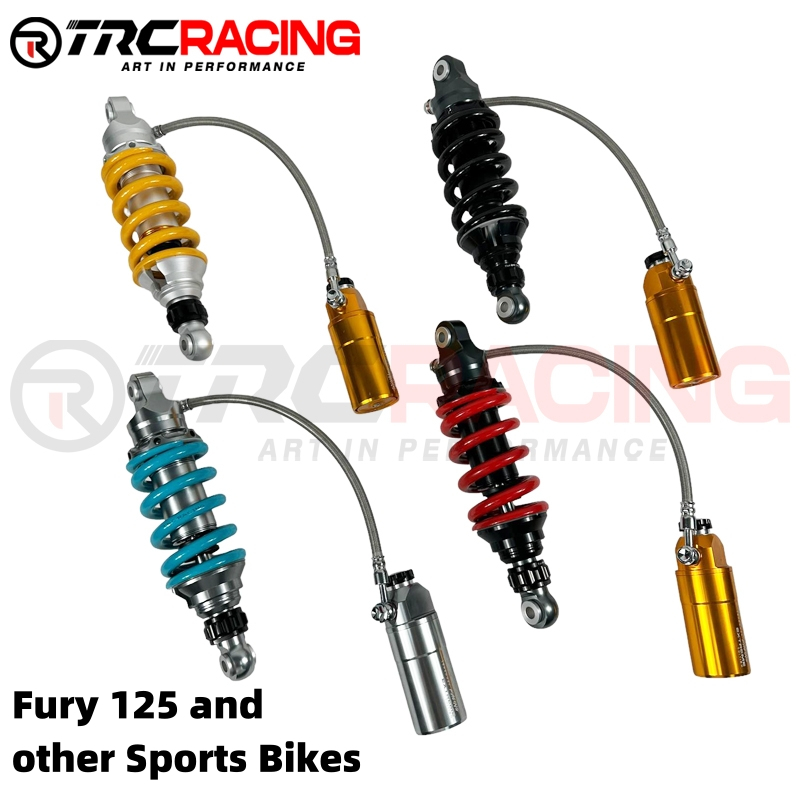 TRC Brand CNC Fully Adjustable Shock 255mm For Kawasaki Fury 125 and ...