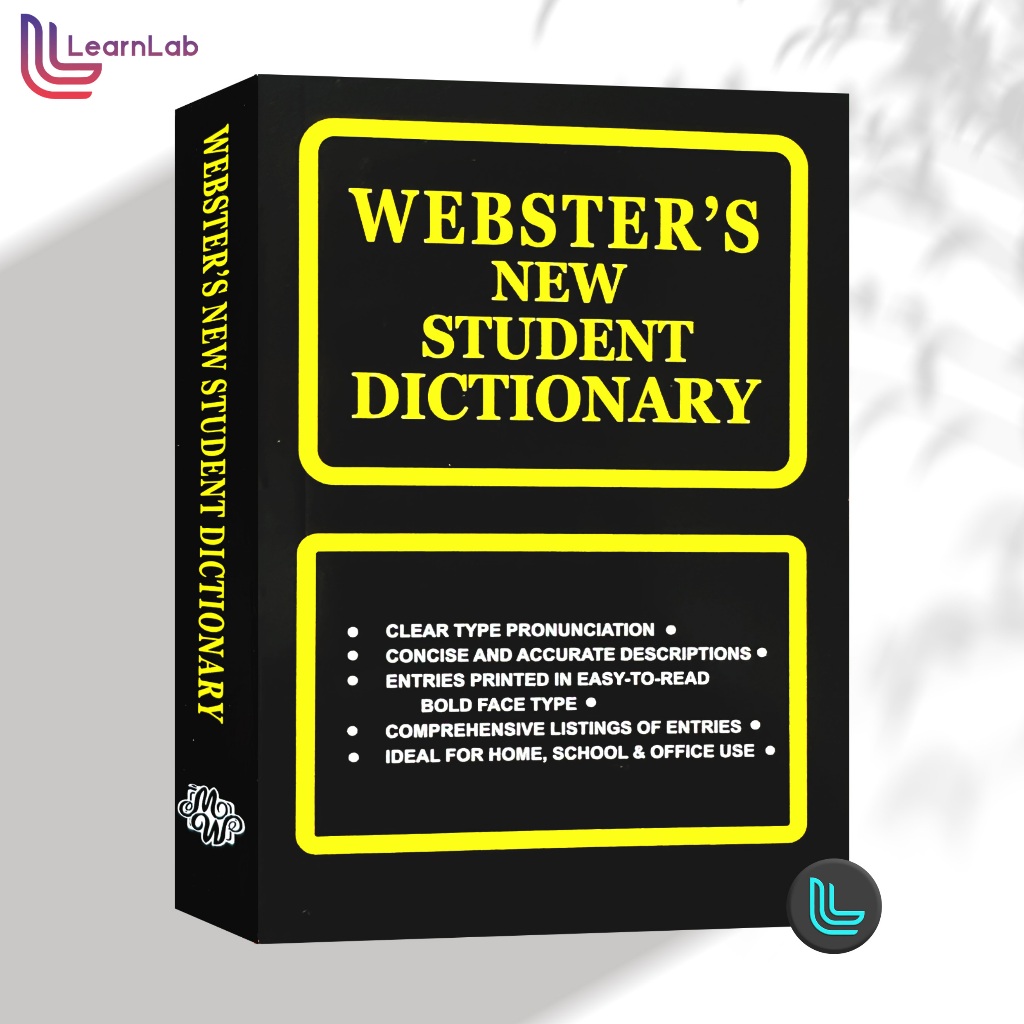 WEBSTER'S NEW STUDENT DICTIONARY | Clear Type Pronunciation, Concise