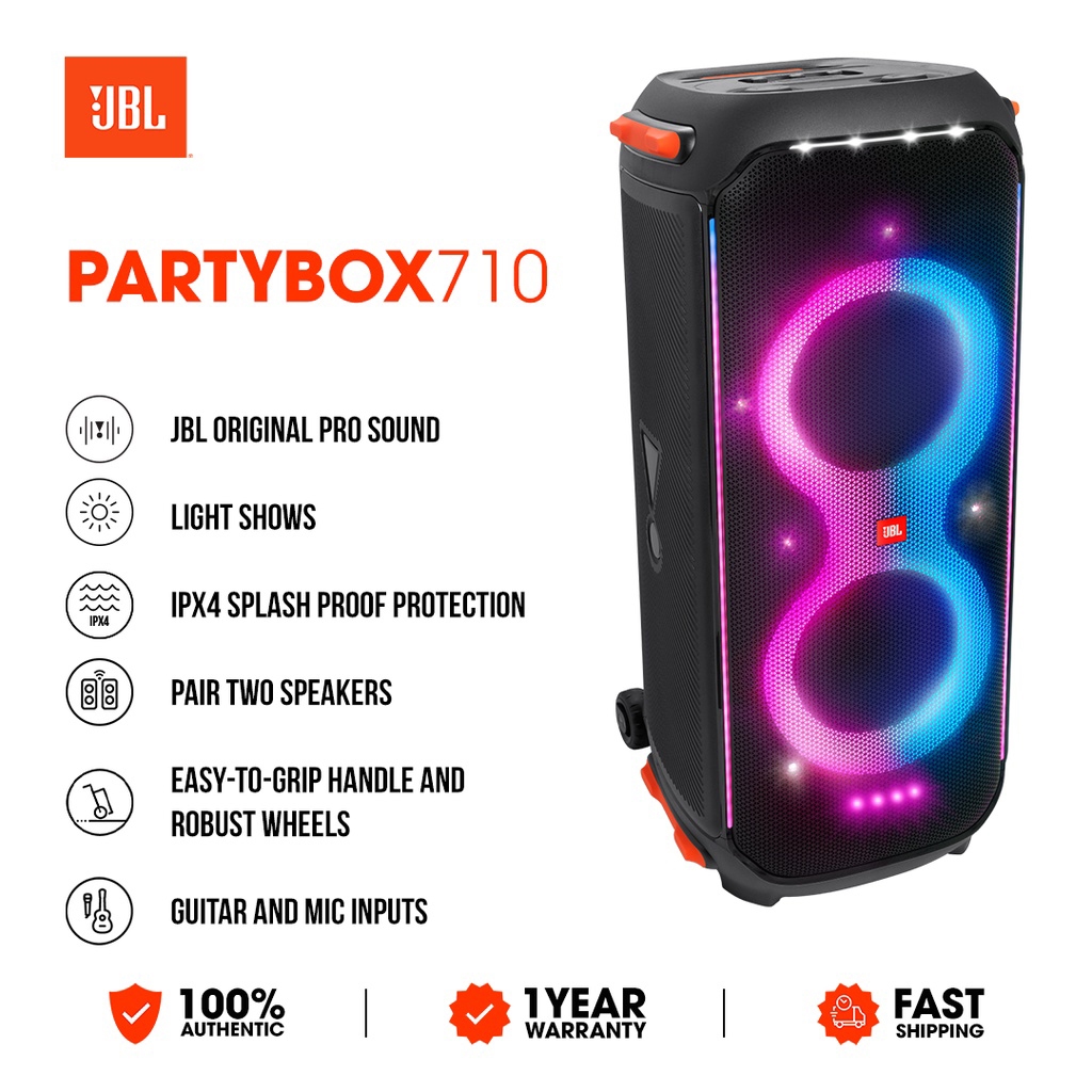 JBL Partybox 710 with 800W RMS powerful sound, builtin lights Shopee