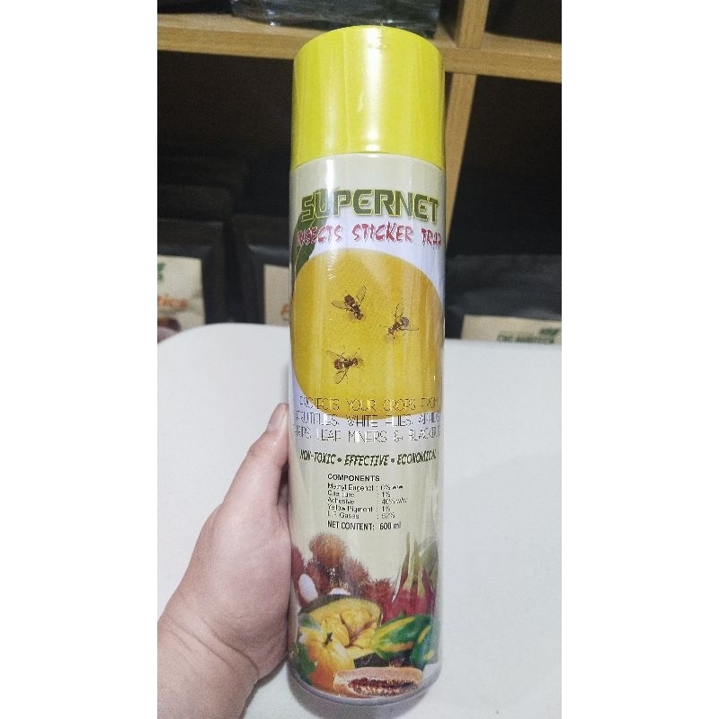 SUPERNET INSECTS STICKER TRAP 600ml | Shopee Philippines