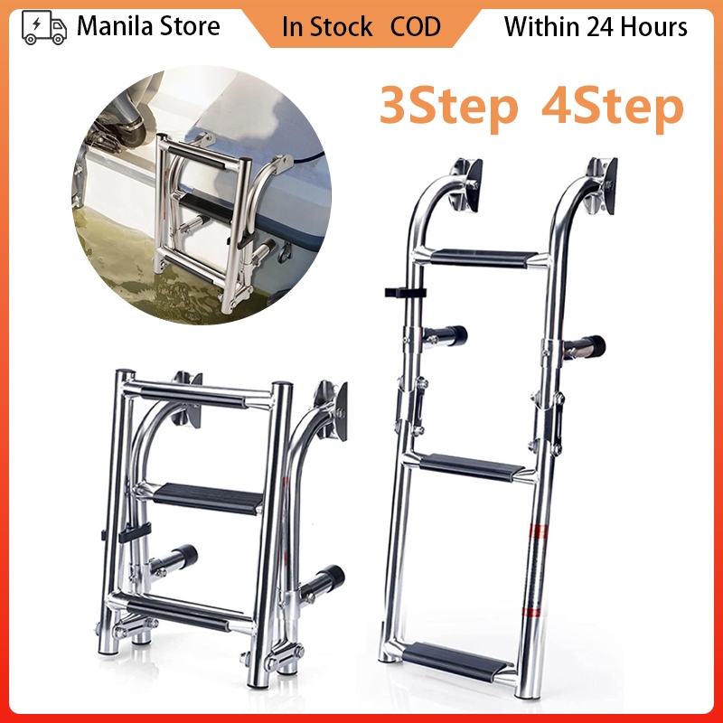 Seachoice Universal Swim Platform With Under Mount Telescoping Ladder