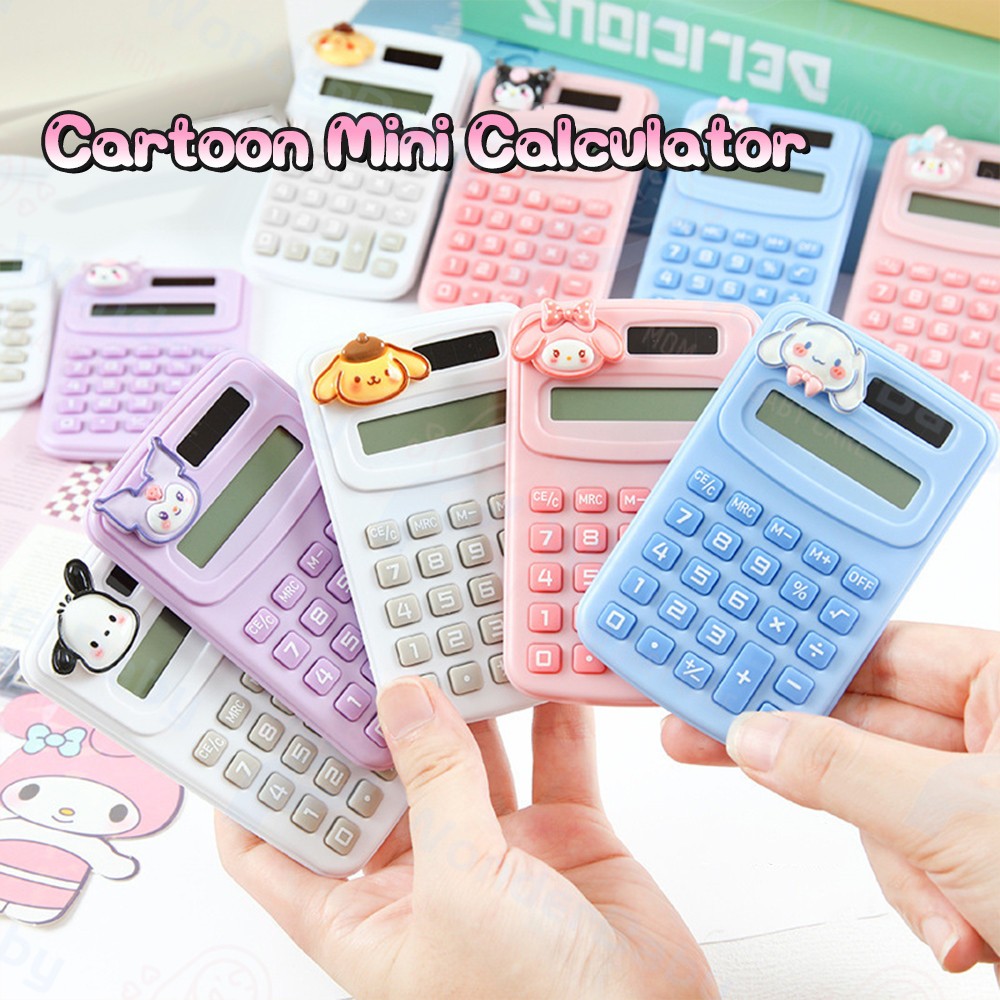 Cute Cartoon Calculator Mini Portable Student Office Calculator ...