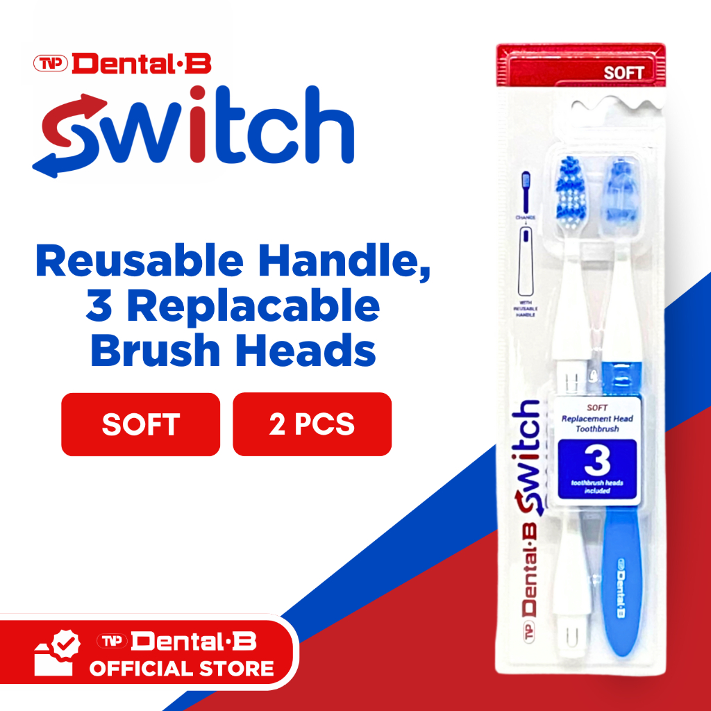 TVP Dental B Switch (With Replaceable Heads) toothbrush | Shopee ...