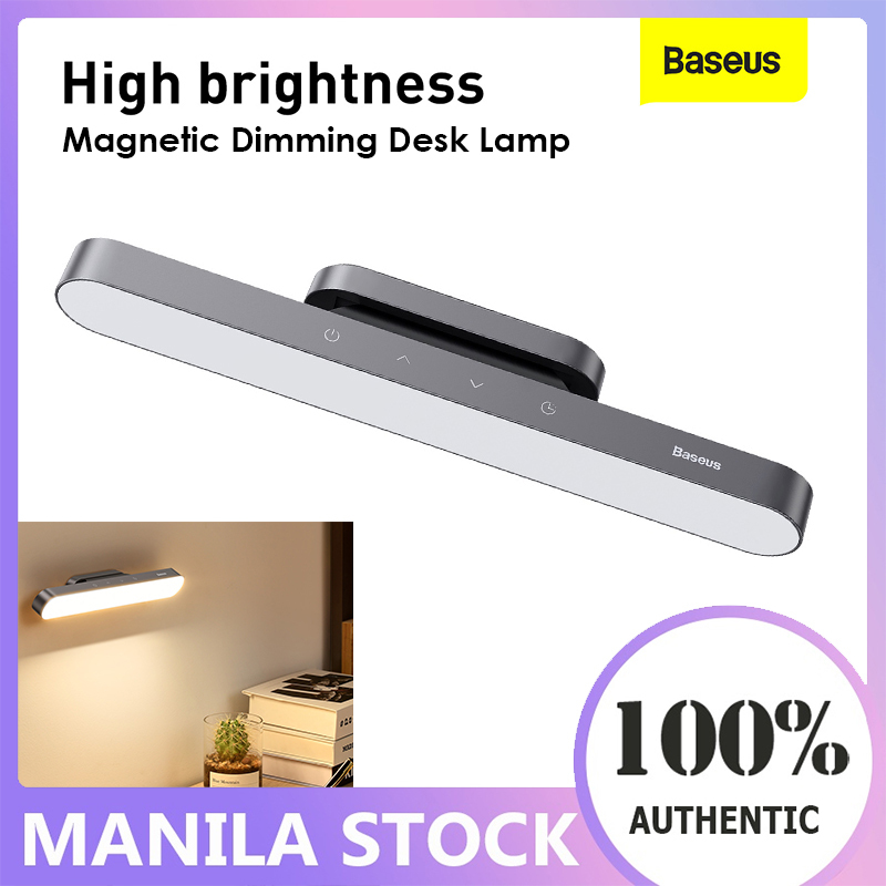 Baseus Desk Lamp LED Reading Light Rechargeable USB Study Magnetic ...
