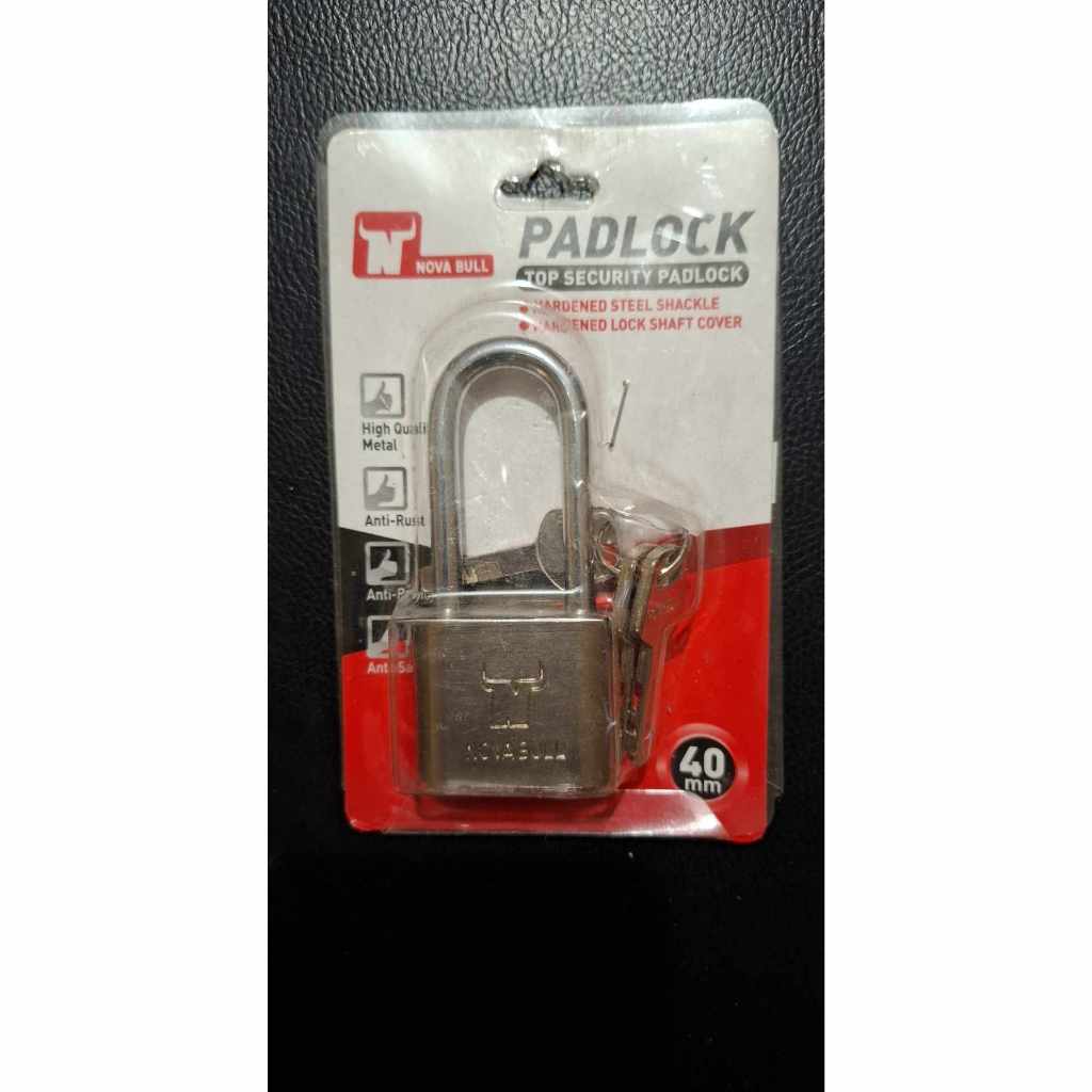 NOVA BULL Stainless Steel TOP Grade security Padlock (40mm Long ...