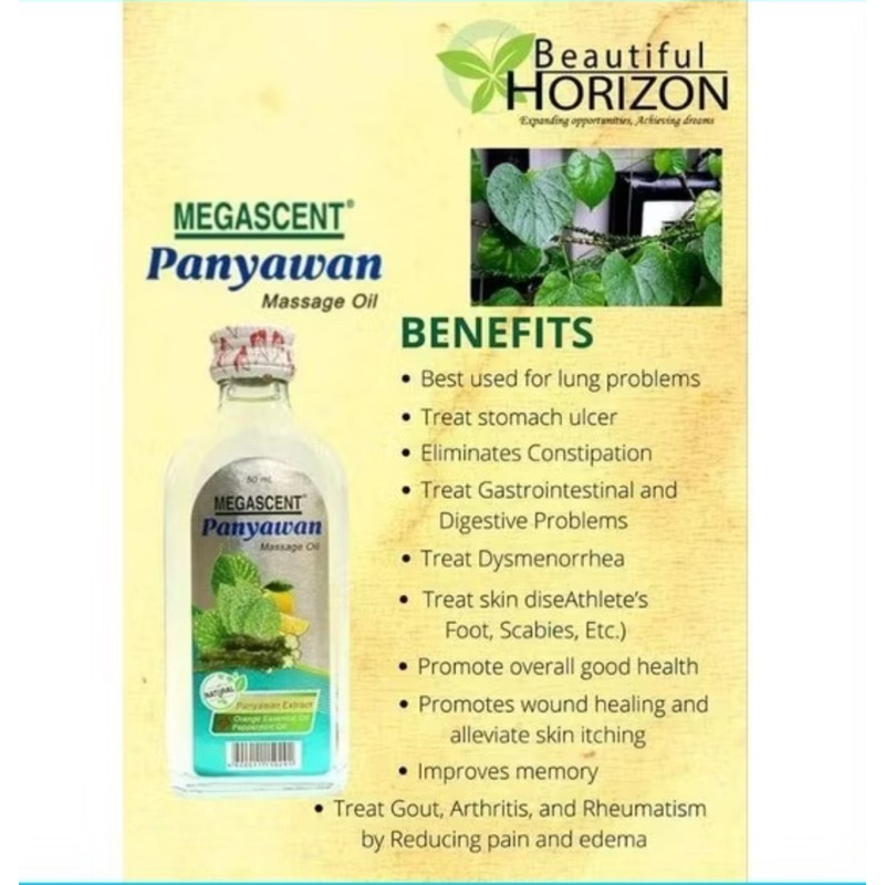 MEGASCENT PANYAWAN 50ml (massage oil) | Shopee Philippines