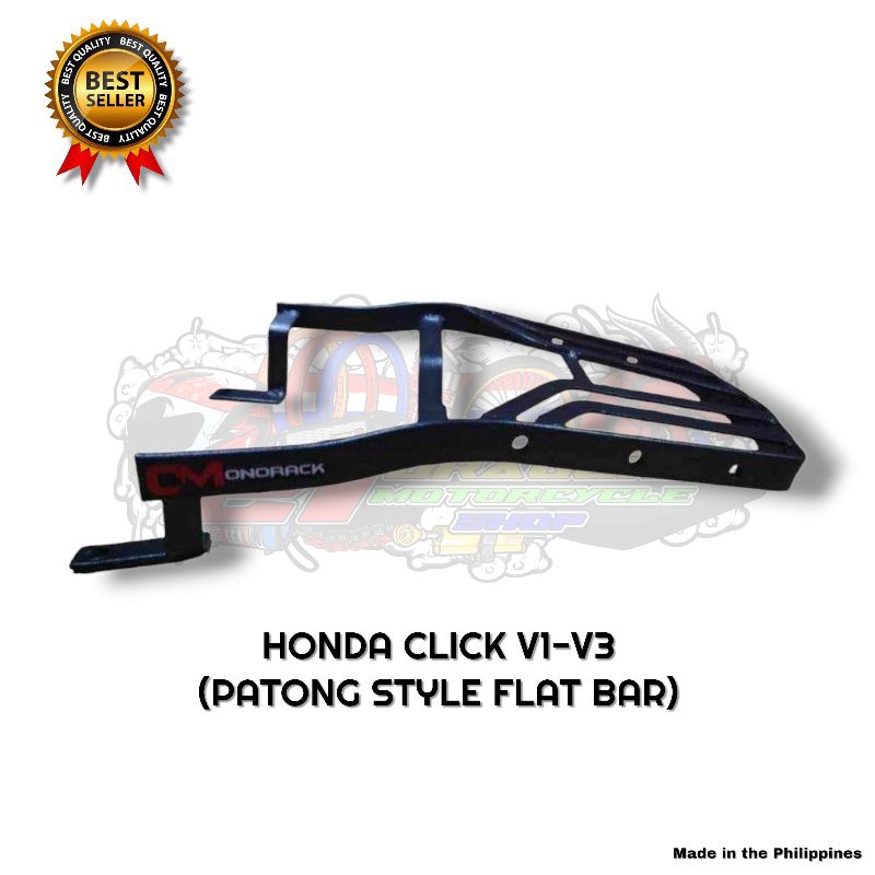 NEW!! HONDA CLICK V1-V3 (PATONG STYLE FLAT BAR) BRACKET | Shopee ...